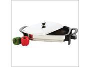 Electric Skillet Stainless Steel 16 Non Stick