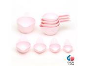 POURfect Measuring Cup Set 9pc Pink Made in USA