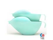 POURfect Mixing Bowls 1010 6 8 Cups Ice Blue Made in USA