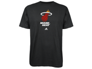 Miami Heat Adidas Primary Logo NBA Men T Shirt Black L