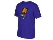 Phoenix Suns Adidas Primary Logo NBA Men T Shirt Purple S