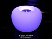 New Color Apple LED Lamp with Aromatherapy Diffuser. Essential oil into the oil vase of top lamp. White or variety colors are free to choice.2 way of brightness