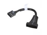 USB 2.0 9Pin Housing Male TO Motherboard USB 3.0 20pin Female Cable