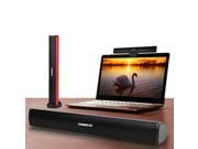iKANOO Portable Speaker Stereo USB Soundbar Sound Bar Stick Music Player Speakers