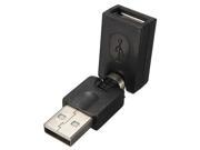 USB2.0 A Male to USB Female Adapter 360Degree Angle Rotation Extension