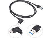 USB Type C Male to USB 3.0 Type A Male Data Sync Charge Cable 10Gbps