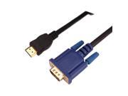 1.5M Gold Plated HDMI Male to VGA HD 15 Pin Male Cable