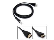 Black 6Ft 1.8m HDMI Male Cable For Bluray 3D DVD PS3 HDTV XBOX LCD HD TV 1080P