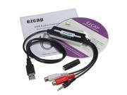 EzCAP 3.5mm RCA to USB 2.0 Audio OGG MP3 WAV Capture Converter Adapter
