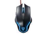 Motospeed F60 2000 DPI Adjustable 6D Button USB Wired Optical Gaming Mouse