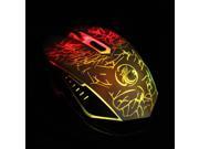 Estone X5 USB Wired 800 1200 1600 2400 DPI Gaming Mouse with LED Breathing Light