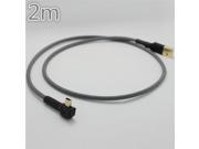 Male USB to Mini USB Angle Gold Cable for Mechanical Keyboard 2m