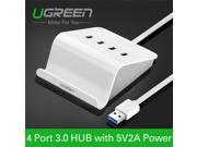 Ugreen High Speed 4 Ports USB 3.0 HUB with Power Adapter USB HUB