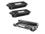 Compatible New York Toner 3 Pack A32W011 x2 A32X011 Toner and Drum Cartridge Black
