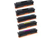 Compatible New York Toner 5 Pack CE410A CE411A CE412A CE413A 2BK C Y M Toner Cartridge Black Cyan Yellow Magenta