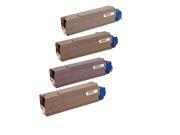 Compatible New York Toner 4 Pack 42487736 43487733 42487734 42487735 Toner Cartridge - Black Cyan Magenta Yellow Compatible New York Toner 4 Pack 42487736 43487733 42487734 42487735 Toner Cartridge - Black Cyan Magenta Yellow