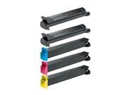 Compatible New York Toner 5 Pack Of QMS TN213 1Set+1BK Toner Cartridge - Black Cyan Magenta Yellow Compatible New York Toner 5 Pack Of QMS TN213 1Set+1BK Toner Cartridge - Black Cyan Magenta Yellow