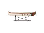Adirondack Large Canoe on Metal Stand