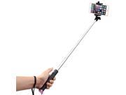 Mpow iSnap X One piece U Shape Self portrait Monopod Extendable Selfie Stick with built in Bluetooth Remote Shutter For Most IOS Android Smartphones Pink
