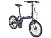 Durban 20 Folding Jump Bike with 7 Speed Dark Grey