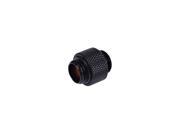 Alphacool G1 4 HF 10mm Male to Male Extension Fitting Deep Black 17215