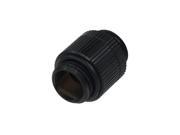 Alphacool G1 4 Male to Male Revolvable Extender Fitting Black 17033