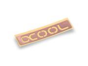 Alphacool Sticker 45x10mm Shiny Copper 90332