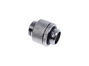 Alphacool Eiszapfen G1 4 Male To Male Rotatable Adapter Fitting Chrome 17245