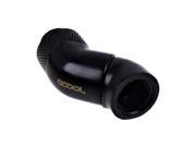 Alphacool Eiszapfen G1 4 Dual Rotary 45° Adapter Fitting Black