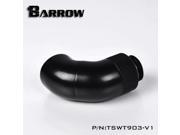 Barrow G1 4 90 Degree Male to Female Dual Rotary Snake Adaptor Black TSWT902 V1