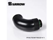 Barrow G1 4 90 Degree Male to Female Triple Rotary Snake Adaptor Black TSWT903 V1