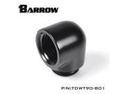 Barrow G1 4 90 Degree Male to Female Angled Adaptor Fitting Black TDWT90 B01