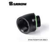 Barrow G1 4 45 Degree Male to Female Angled Adaptor Fitting Black TDWT45 B01