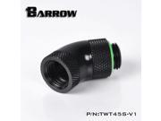 Barrow G1 4 45 Degree Dual Rotary Adaptor Fitting Black TWT45S V1