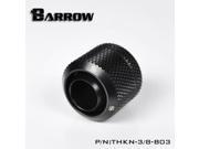 Barrow G1 4 Thread 3 8 ID x 1 2 OD Compression Fitting Black THKN 3 8 B03