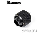 Barrow G1 4 Thread 1 2 ID x 3 4 OD Compression Fitting Black THKN 1 2 V3