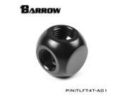Barrow G1 4 Thread 4 Way Block Splitter Fitting Black TLFT4T A01