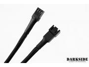 Darkside 3 Pin 70cm 27 M F Fan Sleeved Cable Jet Black DS 0519