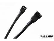 Darkside 4 Pin 50cm 19.5 M F PWM Fan Sleeved Cable Jet Black DS 0520