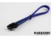 Darkside 30cm 12 SATA 3.0 180° to 180° Data Cable with Latch Dark Blue UV DS 0146