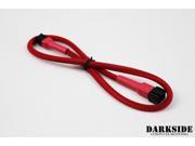 Darkside 3 Pin 50cm 19 M F Fan Sleeved Cable Red UV DS 0250
