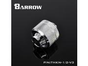 Barrow G1 4 Thread 1 2 ID x 3 4 OD Compression Fitting Silver THKN 1 2 V3 Silver