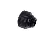 Alphacool Eiszapfen 13mm G1 4 HardTube Knurled Compression Fitting Black 17262