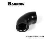 Barrow G1 4 90 Degree Female to Female Rotary Snake Adaptor Black TSNW902 V1