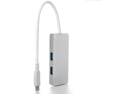 USB 3.1 Type C Hub USB 3.1 Type C to 2 Ports USB3.0 Hub Adapter with USB C Charging Port the USB C Charging Port ONLY Works for Apple New MacBook