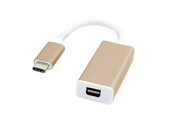 USB 3.1 Type C to Mini DisplayPort Adapter Support 4K output with Aluminium Case USB C to Mini DP Mini DisplayPort Female for Apple New Macbook ChromeBook Pixe