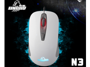 N3 Professional ESports gaming mouse Optical Game Mice Seven color glare 4000 DPI White