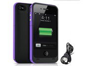 For iPhone 5S 5 Battery Case Rechargeable Portable 2500mAh Backup Power Bank External Protective Charger Case For iPhone 5S 5 Full Body Protection LED Batte