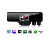 New high end 1000a recorder HD 3.5 with a rearview mirror twin lens driving recorder