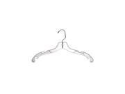 Only Hangers Clear Plastic Dress Hangers 17 Pack of 50